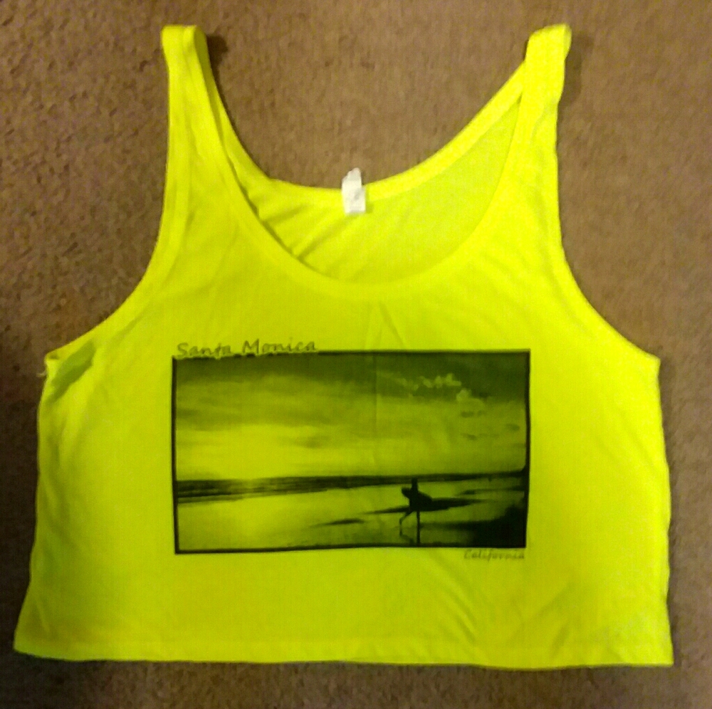 A Santa Monica crop top